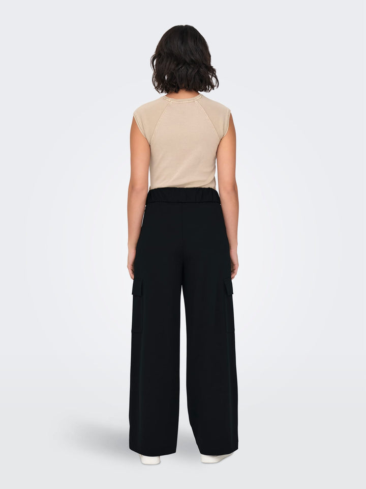 Jacqueline de Yong 15312203 geggo lange broek zwart - L32