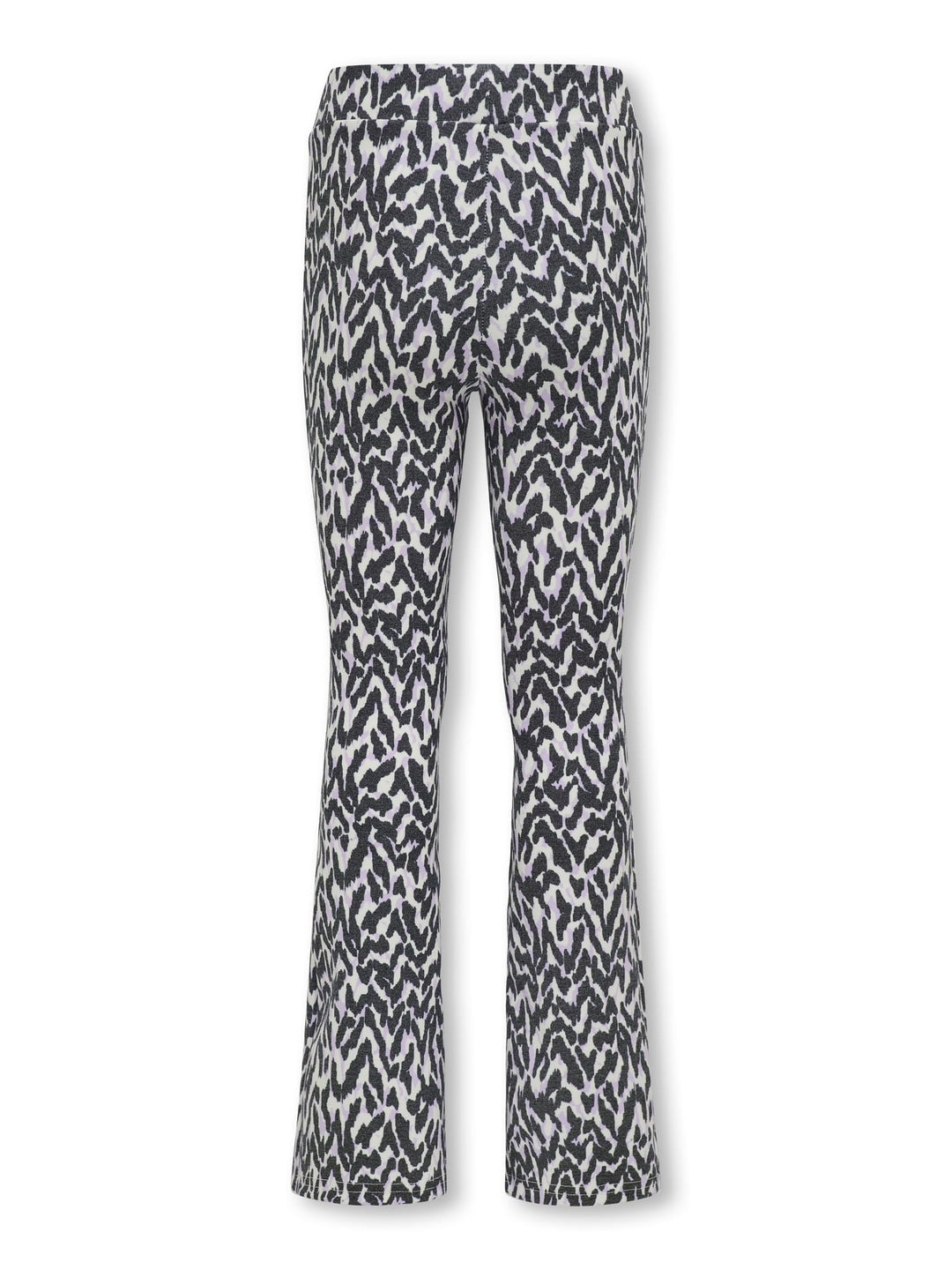 Kids Only Minda flared leggings zwart dessin – meisjes