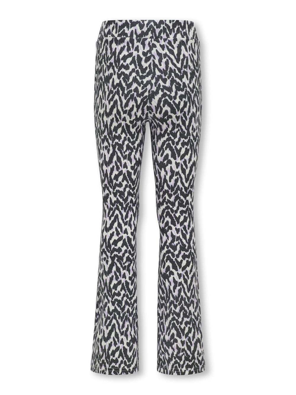 Kids Only Minda flared leggings zwart dessin – meisjes