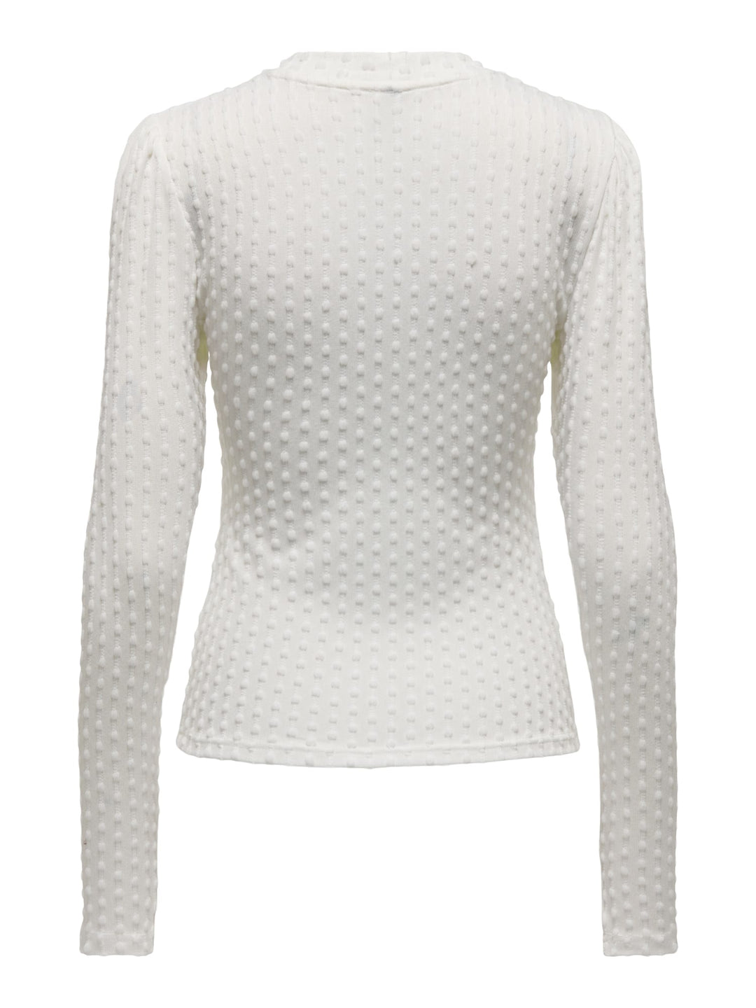 Only ONLMADDY L/S PUFF TOP CC JRS – dames t-shirt - Off-white