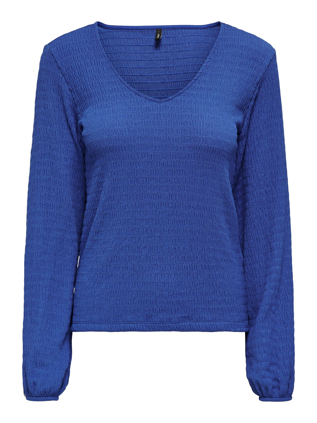 Only Madelina top – dames V-hals blauw