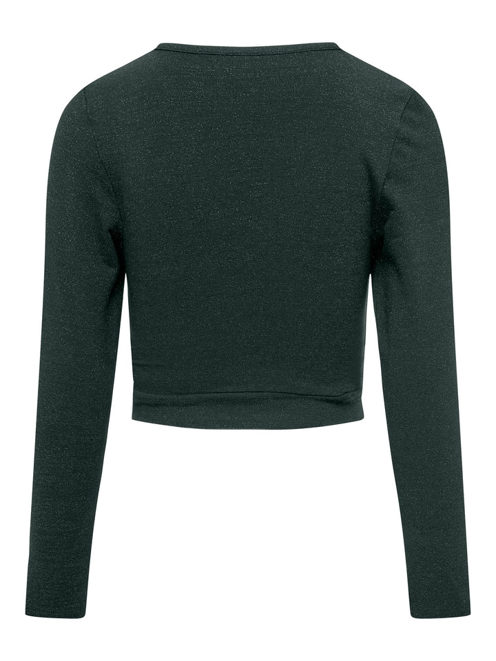kids only 15307449 KOGroma top l/m donkergroen