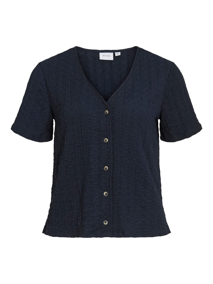 Vila 14114331 blouse k/m dames navy
