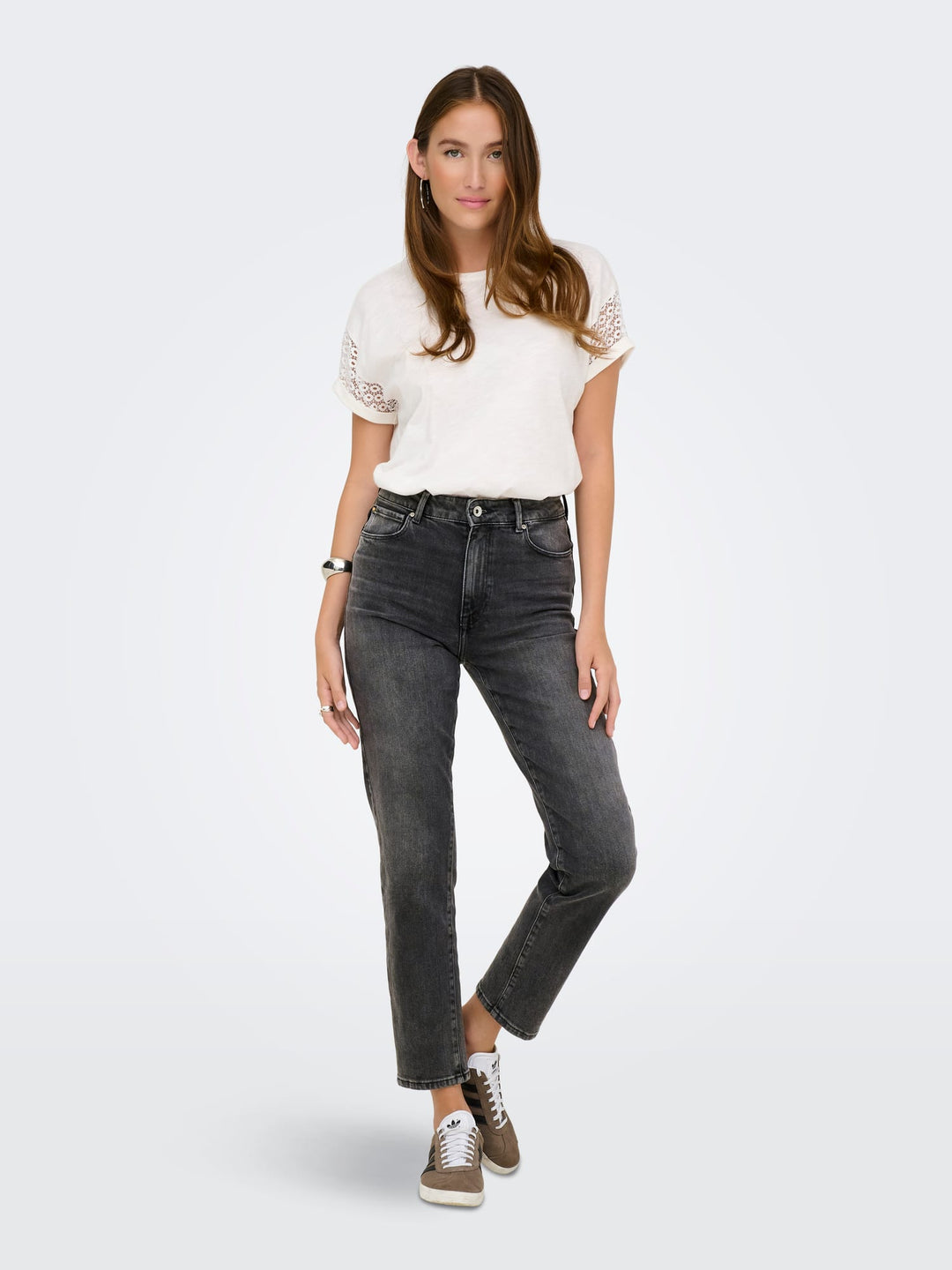 Only Emily jeans grey denim – dames - L32