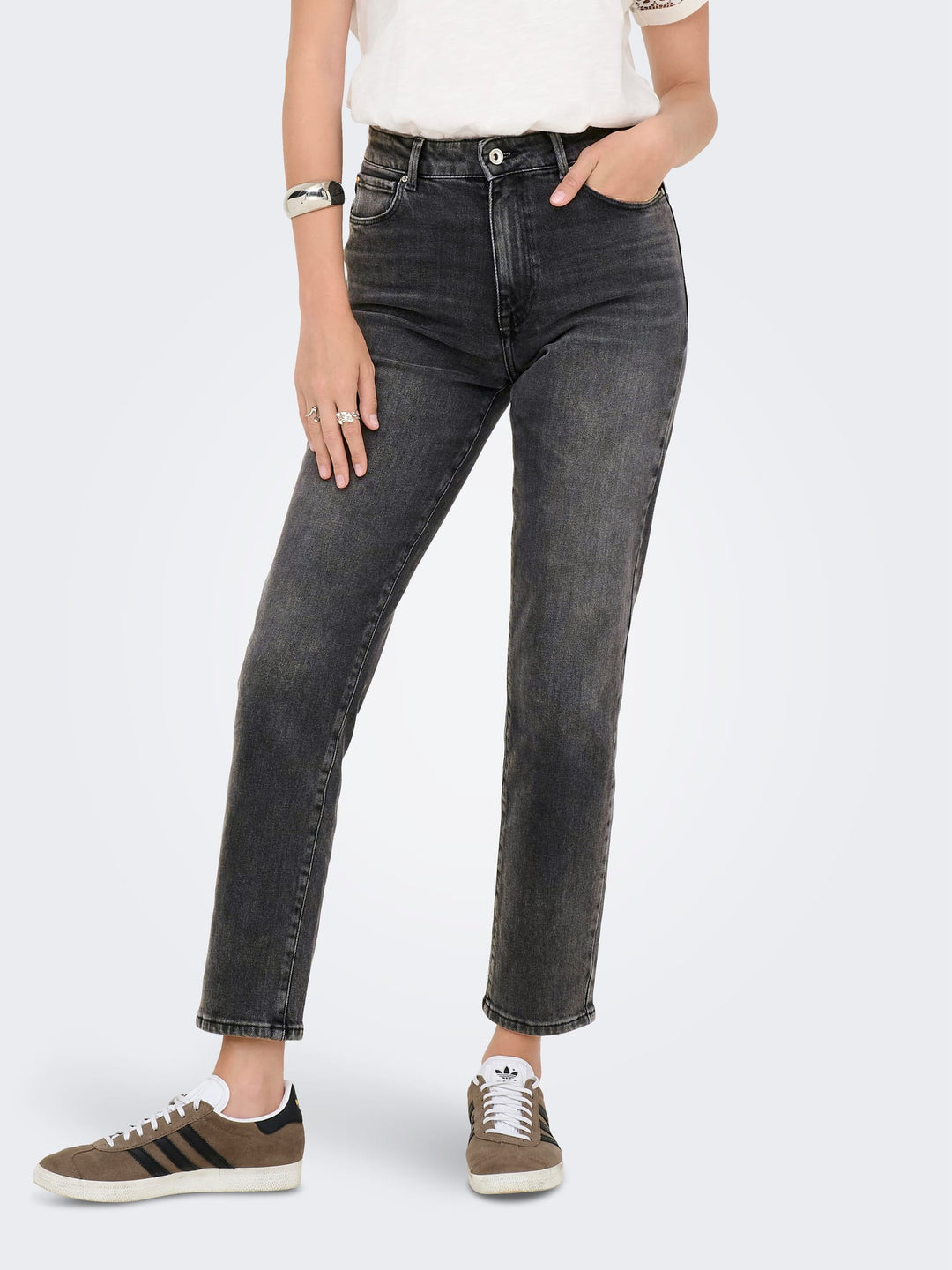 Only Emily jeans grey denim – dames - L32