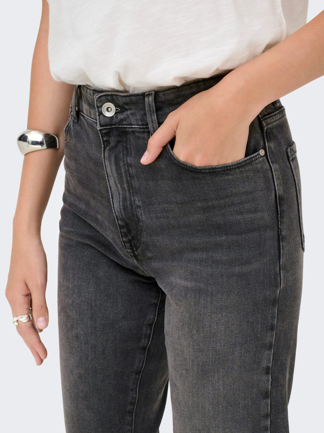 Only Emily jeans grey denim – dames - L32