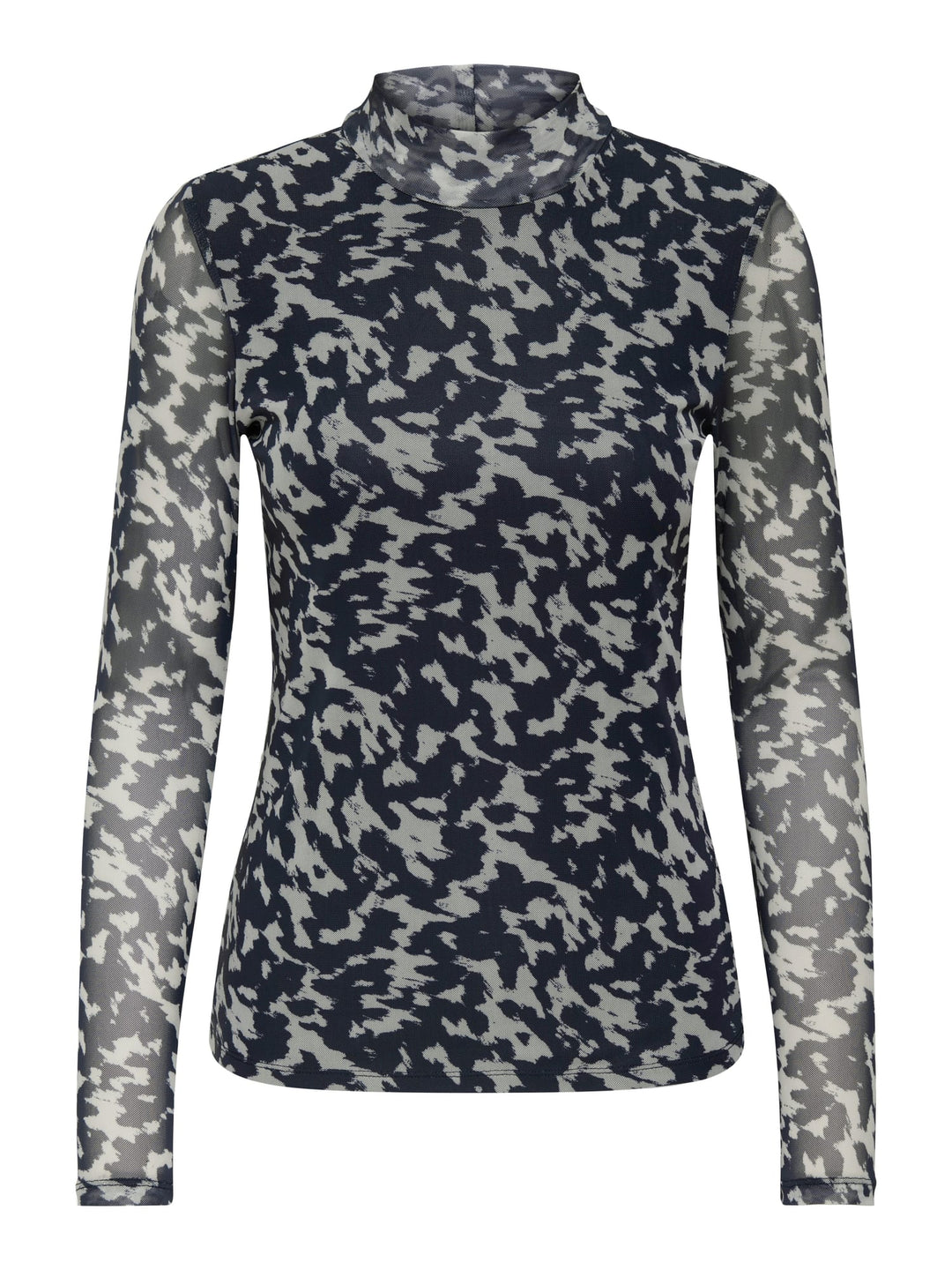 Only 15141298 Erica top l/m dames – grijs dessin