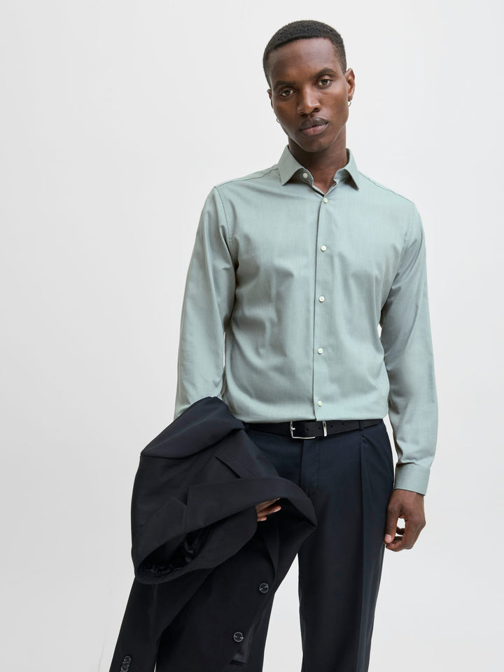 Jack & Jones Blaparker overhemd l/m oud groen – heren