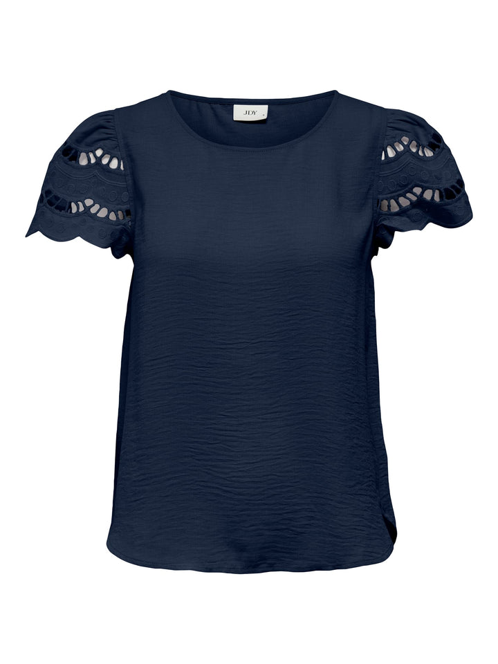 Jacqueline de Yong Hannah top navy – dames