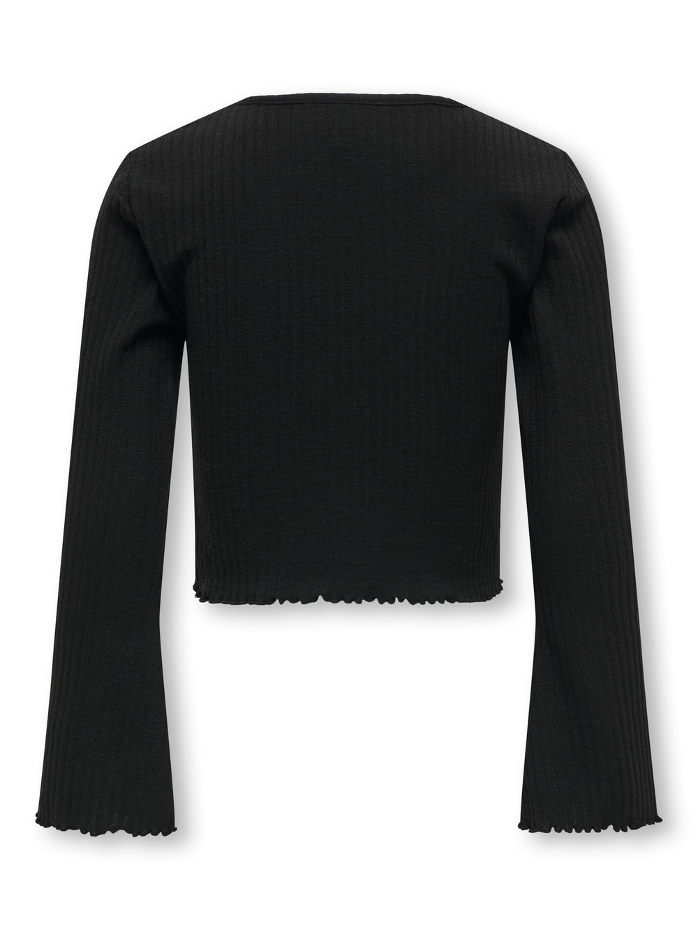 Kids Only Kognella L/S Flared Sleeve Top Zwart – meisjes