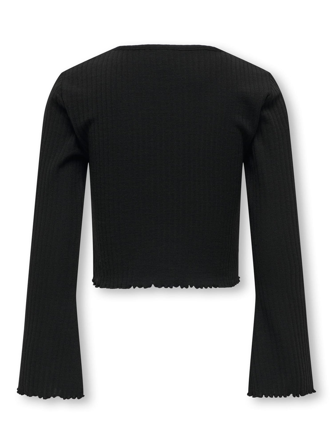 Kids Only Kognella L/S Flared Sleeve Top Zwart – meisjes