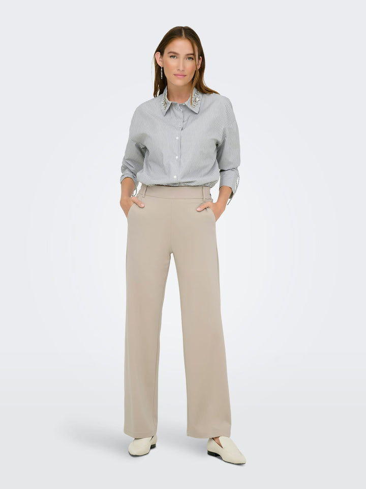 Only poptrash lange broek beige – dames - L32