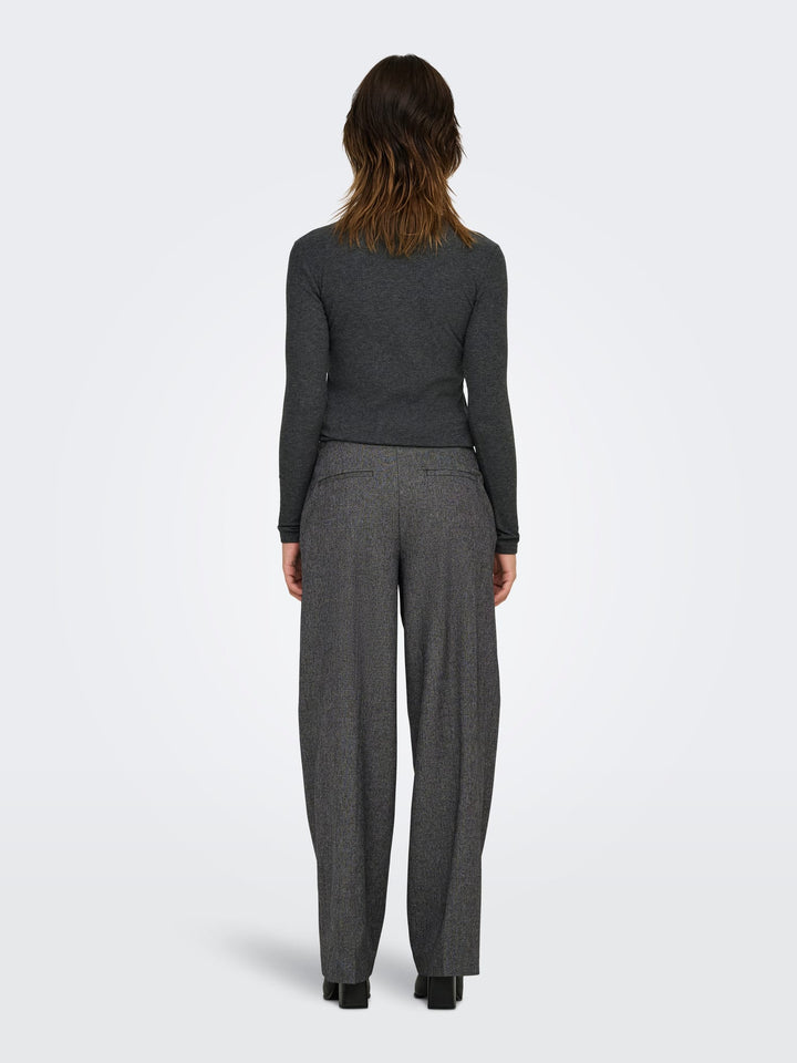 Jacqueline de Yong Bloom lange broek antraciet – dames - L32