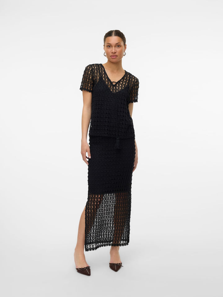 VERO MODA Dylie maxi rok zwart - dames