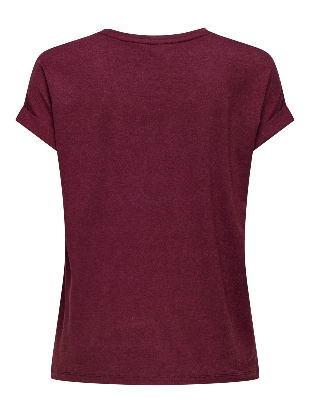 Only ONLMOSTER S/S O-NECK TOP NOOS JRS – dames t-shirt - Bordeaux