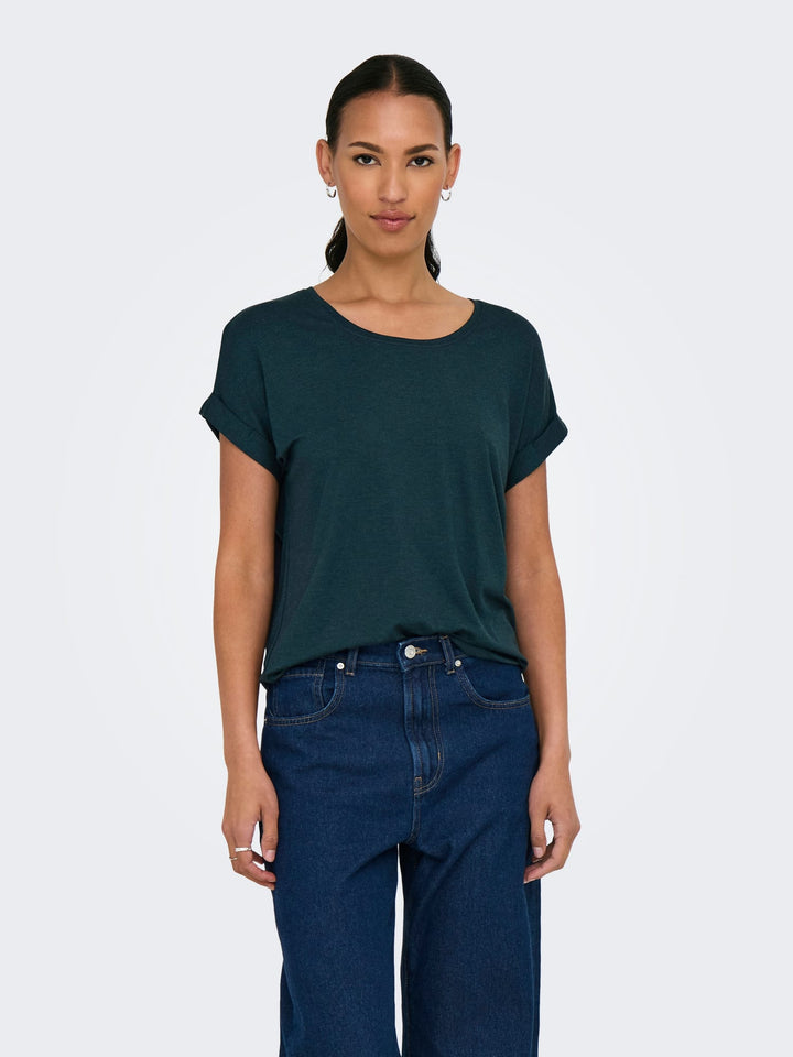 Only ONLMOSTER S/S O-NECK TOP NOOS JRS – dames t-shirt navy