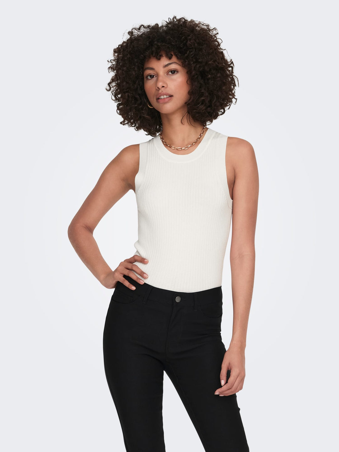 Jacqueline de Yong JDYAYA Tank Top Off-White – dames