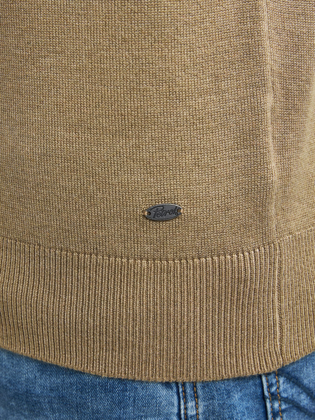 Petrol men M-3050-KWC207 trui camel – heren