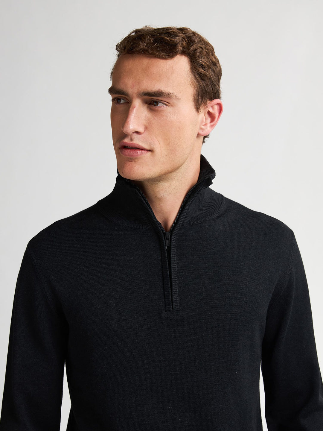 Petrol men M-3050-KWC207 coltrui zwart – heren
