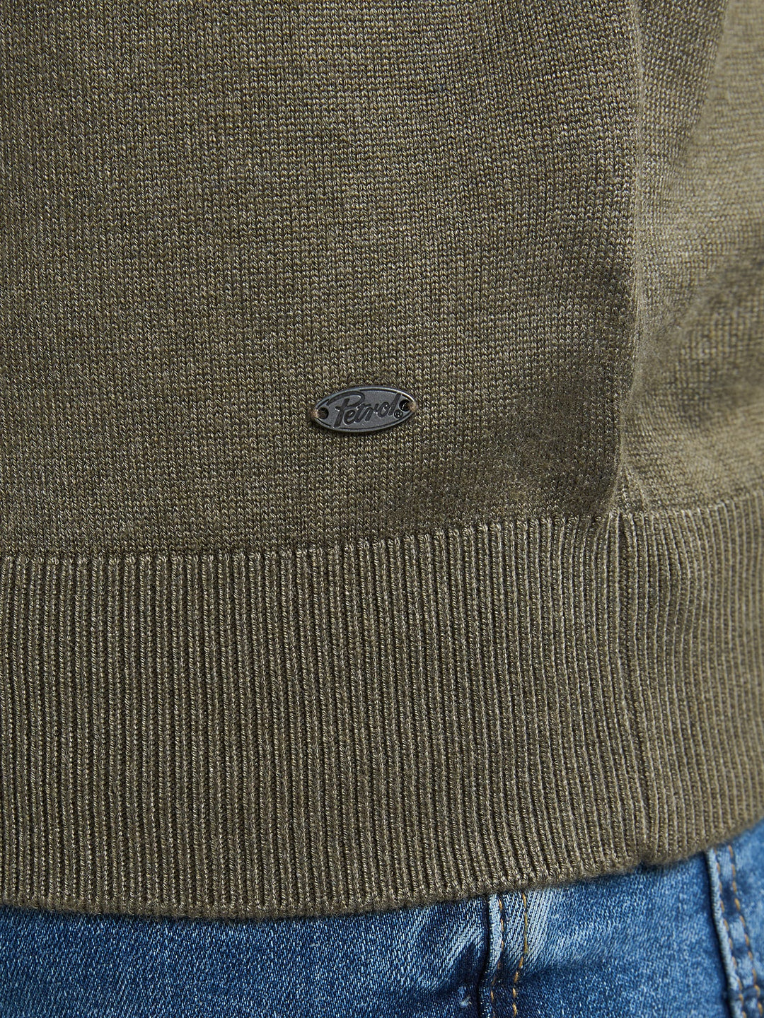 Petrol men M-3050-KWC207 trui heren – army