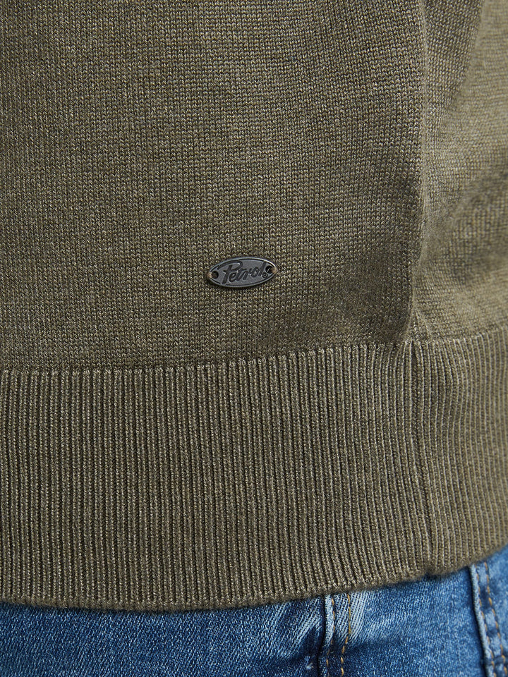 Petrol men M-3050-KWC207 trui heren army