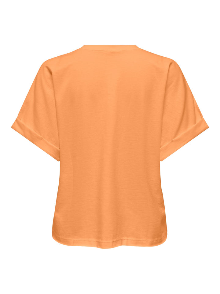 Only Minna t-shirt oranje – dames