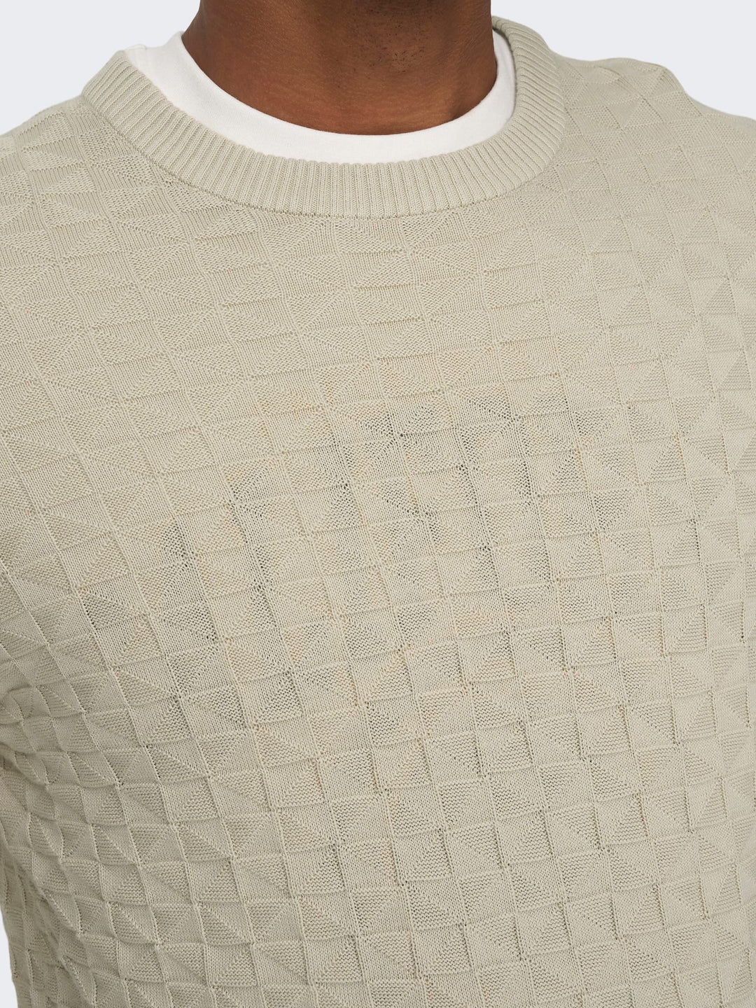 ONLY & SONS Kalle trui beige – heren