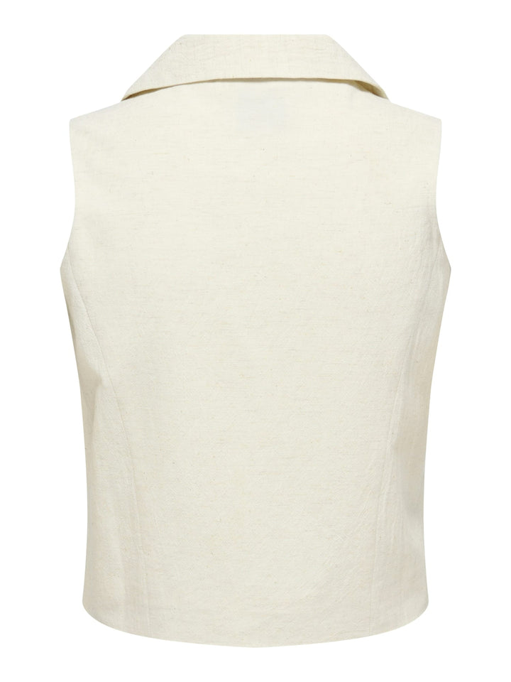 Jacqueline de Yong gilet dames beige – JDYMILAN