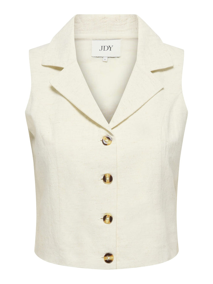 Jacqueline de Yong 15366390 Milan gilet beige