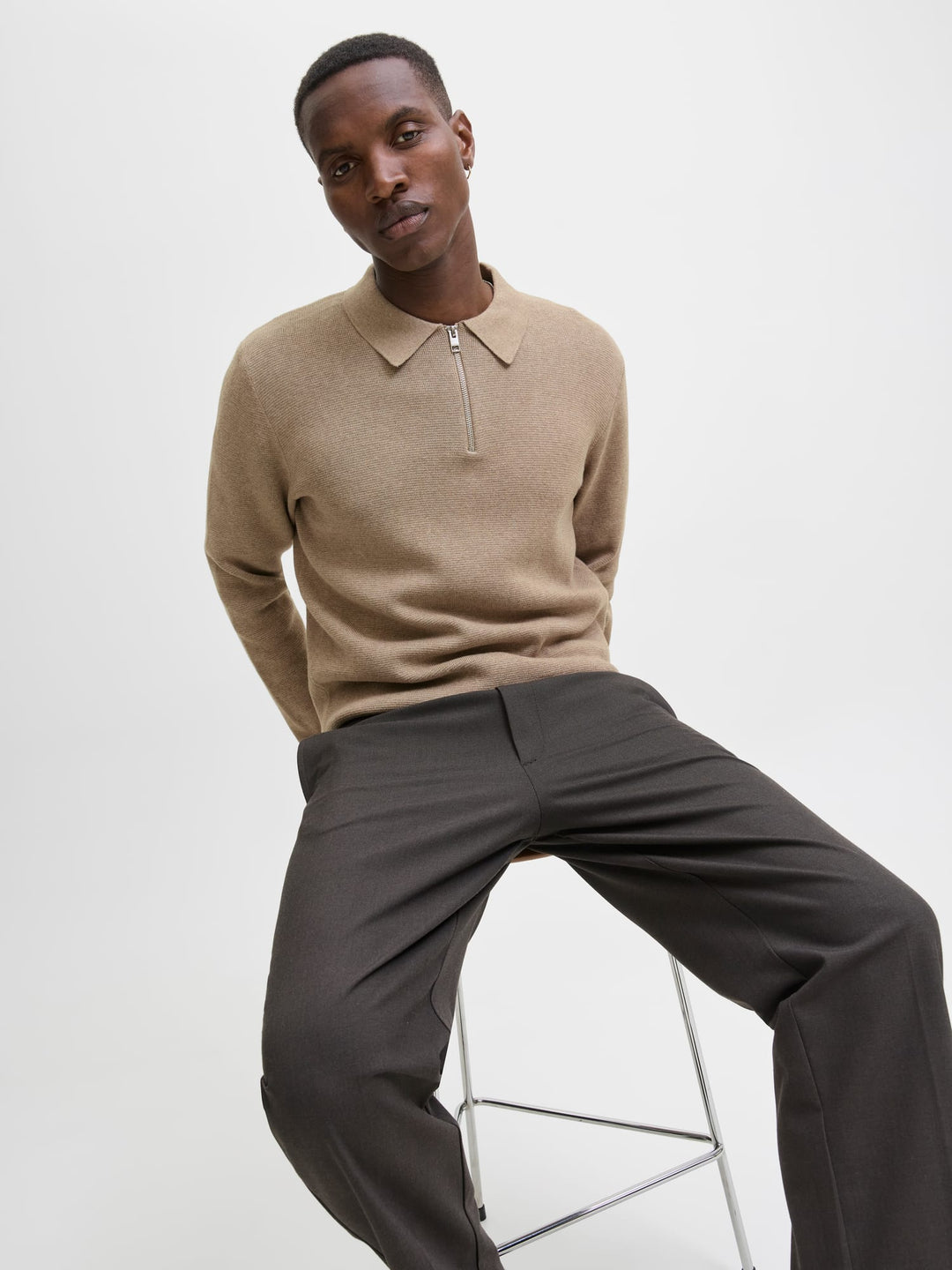 Jack & Jones Blamilano polo beige – heren