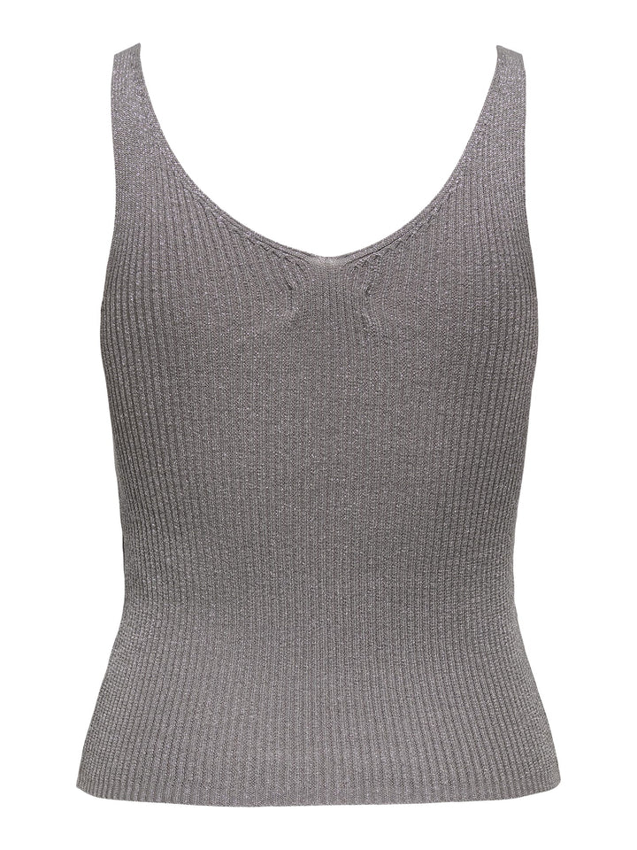 Jacqueline de Yong Bodilla gebreide top taupe – dames