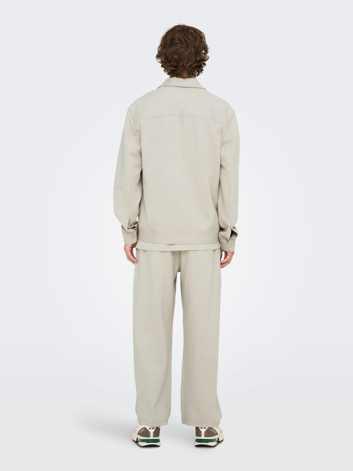 ONLY &amp; SONS 22034236 Jakes vest sweat beige – heren