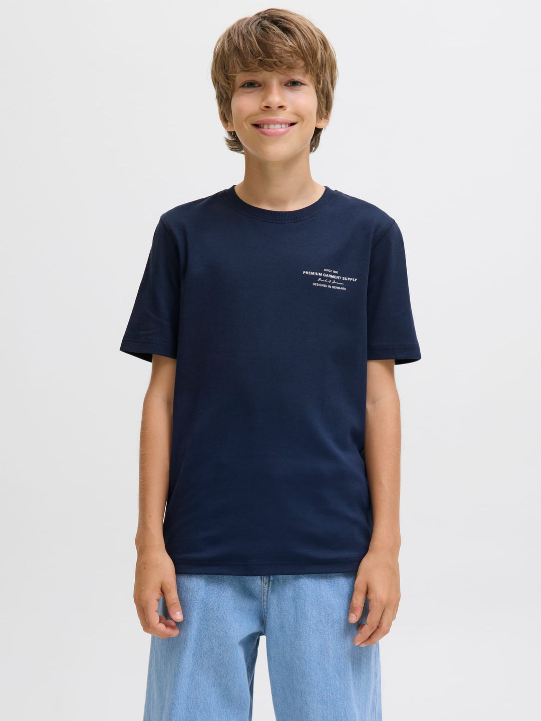 Jack & Jones Kids T-shirt Blachad – navy voor jongens