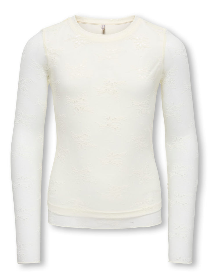 Kids Only Loui top ecru – meisjes