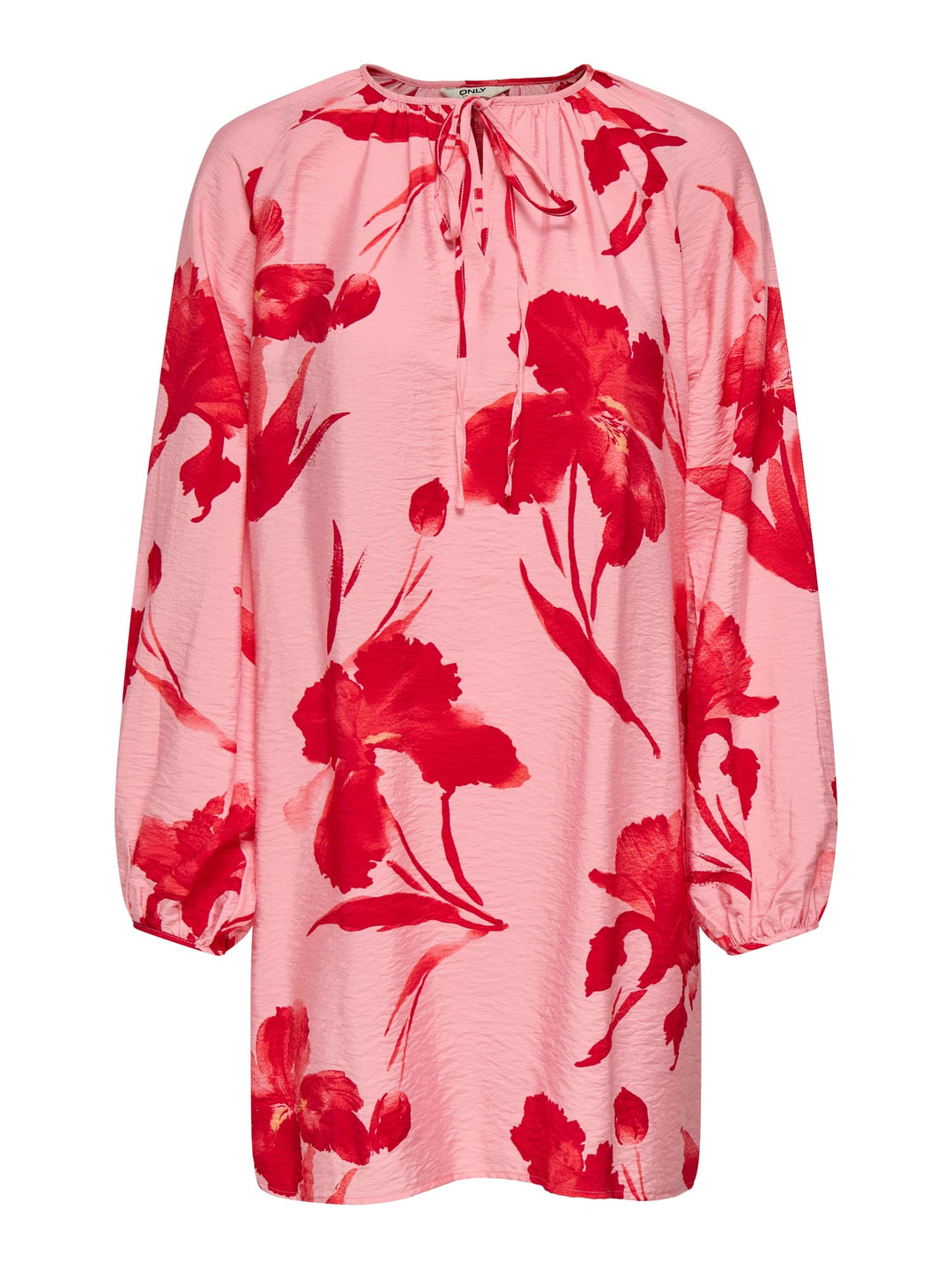 Only 15372517 Hyaci jurk kort dames roze dessin
