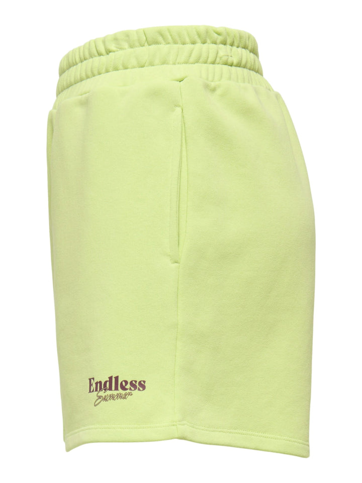 Only 15347040 Cora shorts lime – dames
