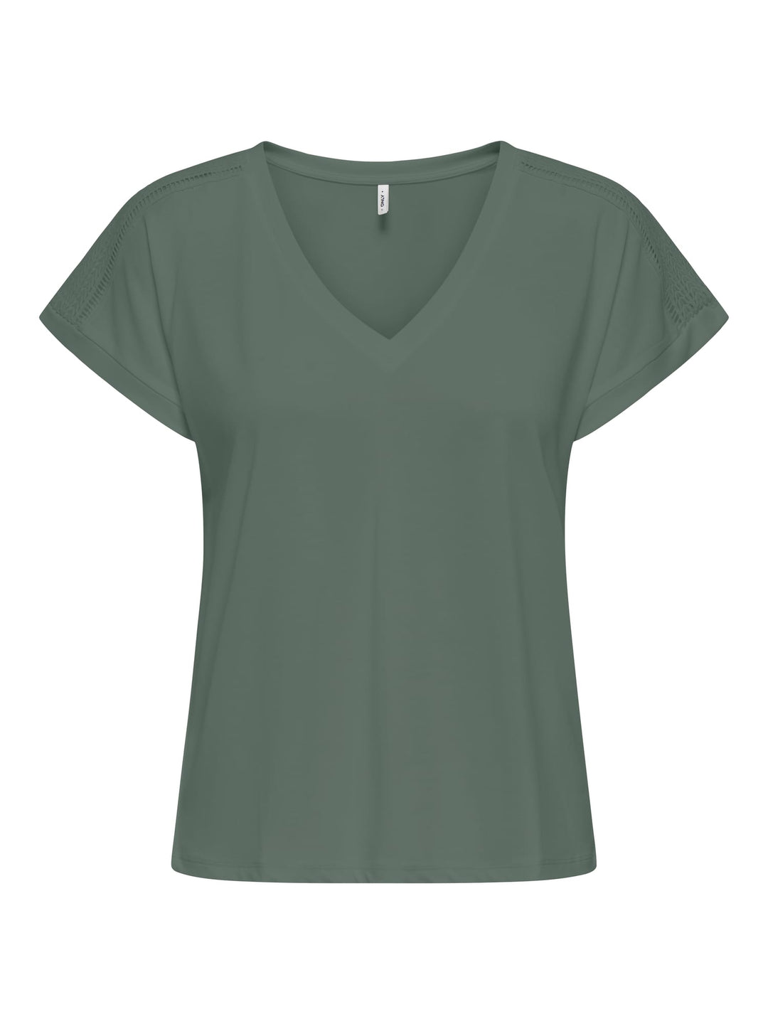 Only 15369294 Free t-shirt olijf – dames