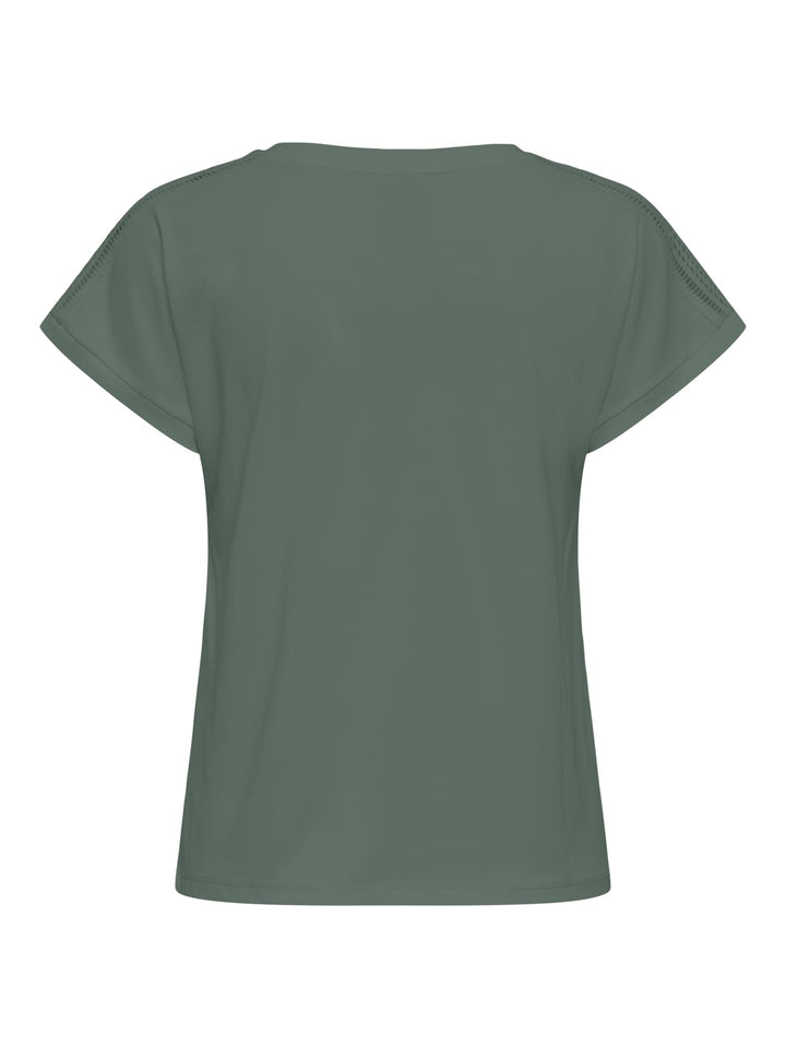 Only 15369294 Free t-shirt olijf – dames