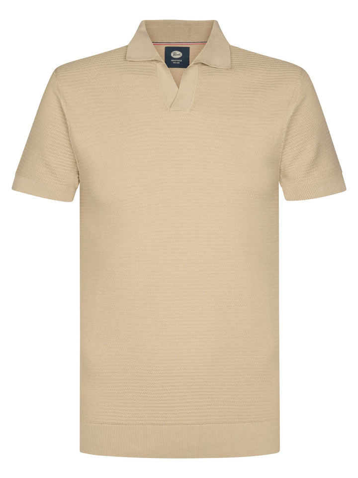 Petrol men M-1060-KWC205 polo zand – heren
