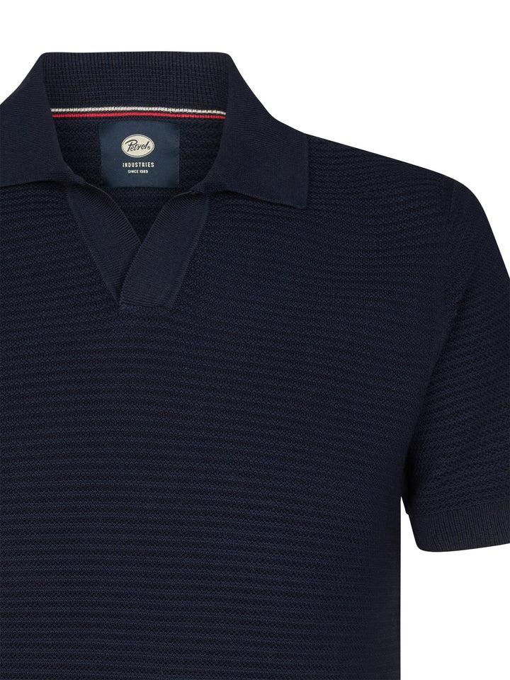 Petrol men M-1060-KWC205 polo navy – heren