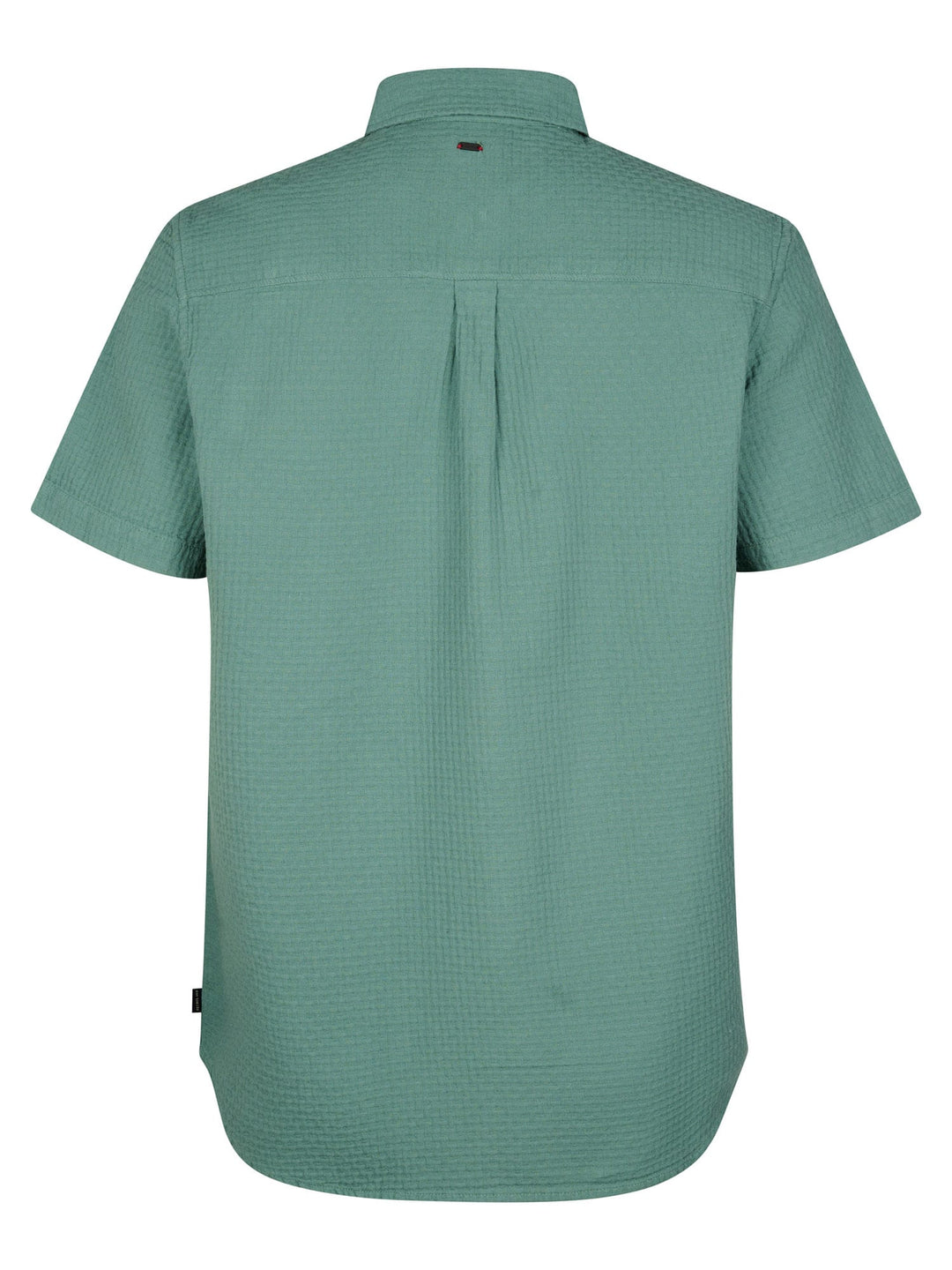 Petrol men M-1060-SIS409 overhemd k/m – heren - Oud Groen