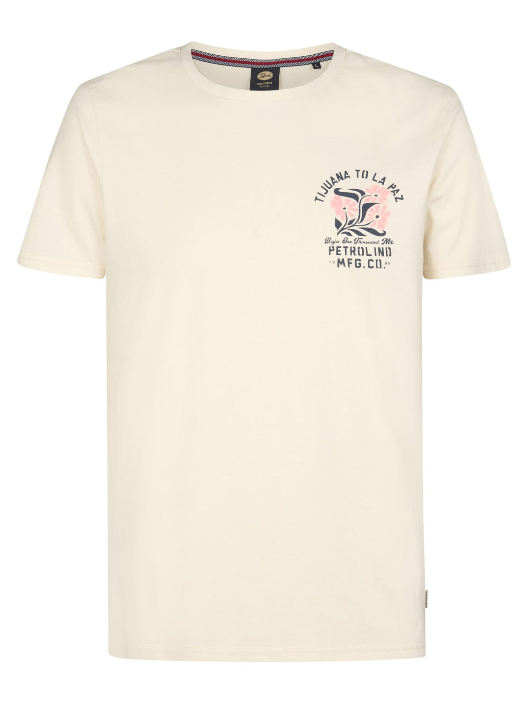 Petrol men M-1060-TSR625 t-shirt ecru – heren