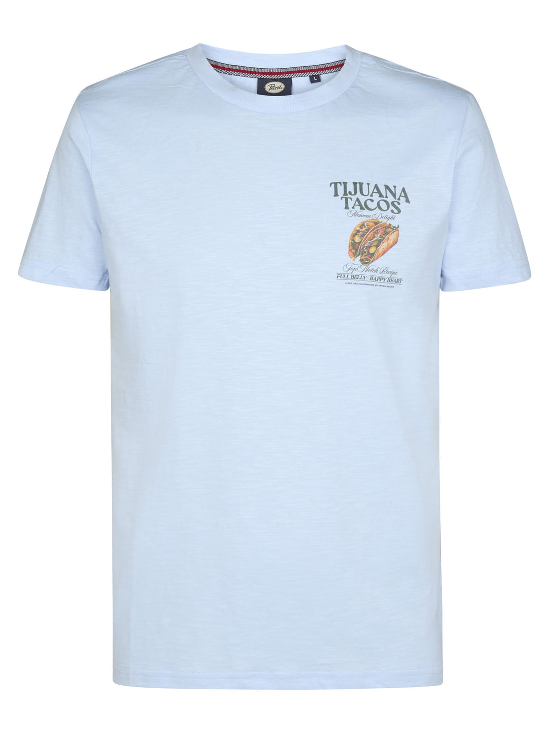 Petrol men M-2060-TSR647 lichtblauw T-shirt – heren