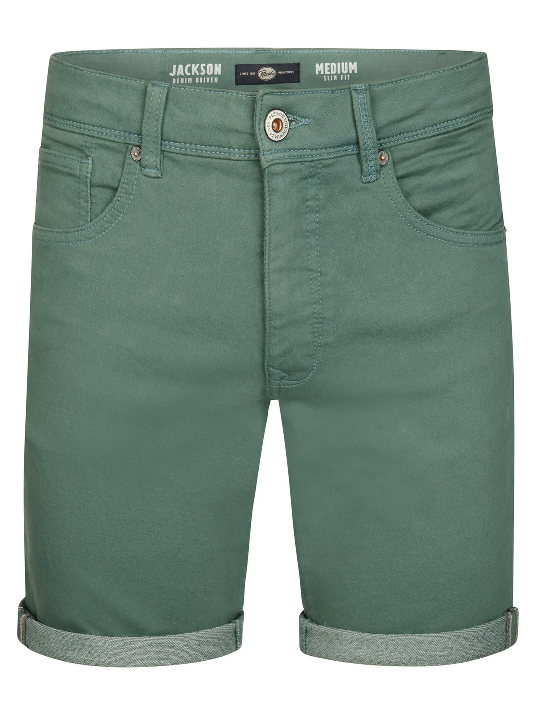 Petrol men M-ROS-SHO005 short oud groen – heren