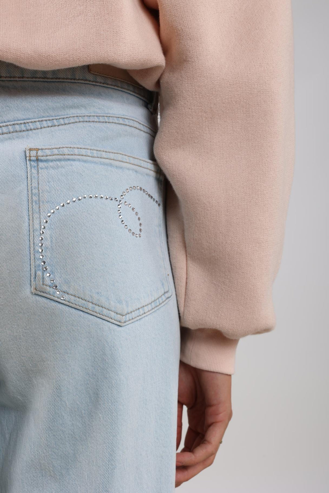 Nukus NKF09053 jeans loose fit dames – blue denim