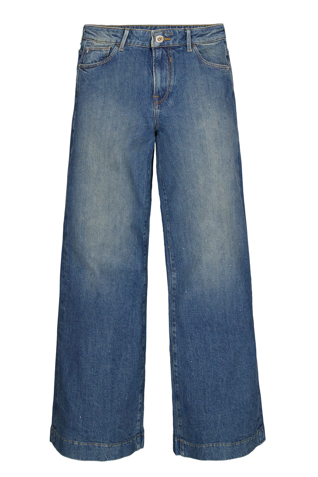 Garcia woman 249 Celia wide jeans bootcut – dames - Blue Denim