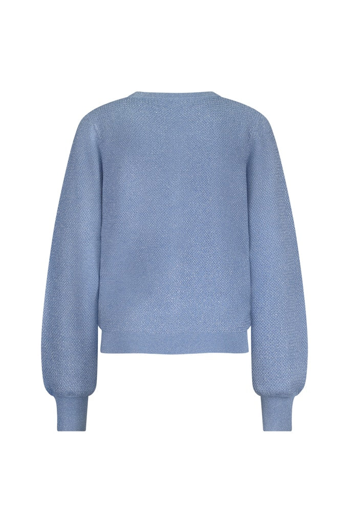 Studio Anneloes Tommy twinset cardigan – dames vest - Petrol Blauw