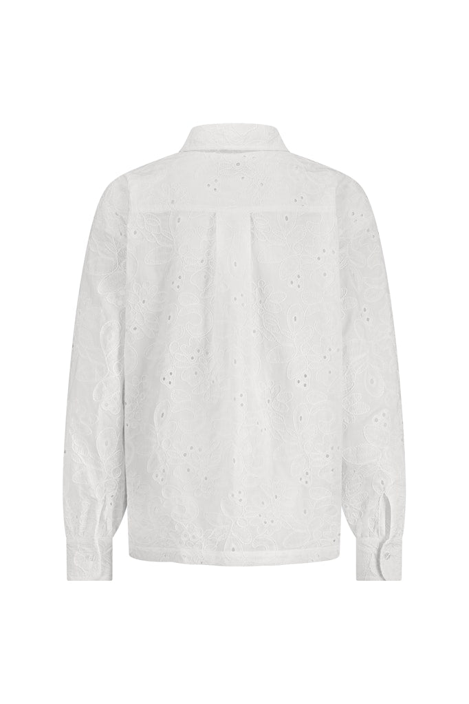 Studio Anneloes Jitte broderie blouse – dames - Off-white