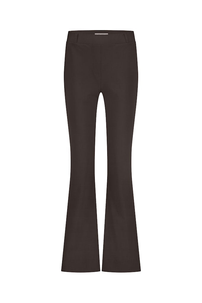 Studio Anneloes 94800 flair bonded – dames lange broek bruin