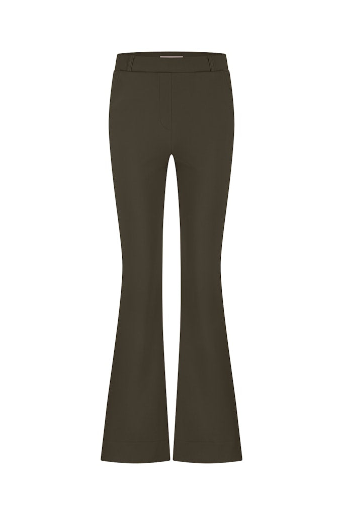 Studio Anneloes 94800 flair bonded lange broek army